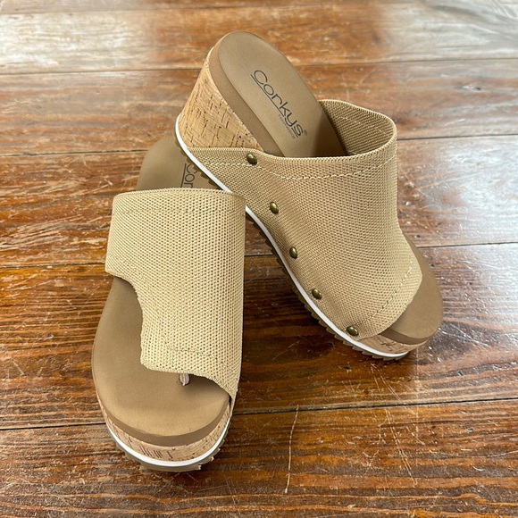 Corkys XOXO Camel Patent Heel main image 1